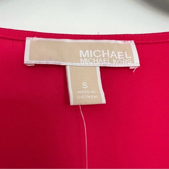 Michael Kors wrap and snap around  blouse - Picture 5 of 9